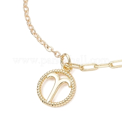 12Pcs Brass Cable & Paperclip Chain Slider Bracelets&nbsp;BJEW-JB13088