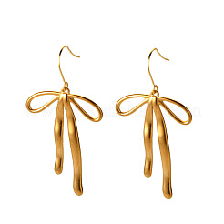Bowknot 304 Stainless Steel Dangle Earrings&nbsp;FS-WG01322-01