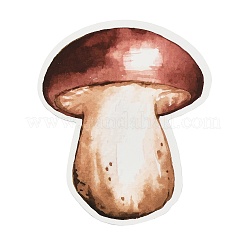 50 Pieces Paper Waterproof Decorative Stickers For Cute Mushrooms&nbsp;STIC-R001-13