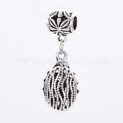 Alloy European Dangle Charms&nbsp;PALLOY-I173-27AS