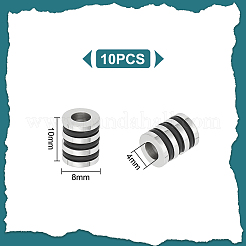 10Pcs 304 Stainless Steel European Beads&nbsp;STAS-UN0050-29