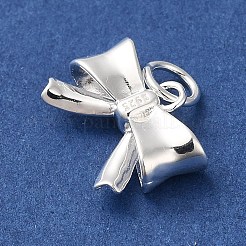 925 Sterling Silver Bowknot Charms&nbsp;STER-K180-01S