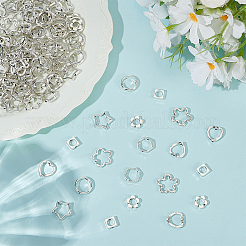 140Pcs 7 Styles Alloy Bead Frame&nbsp;FIND-WR0012-39
