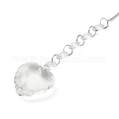 Quartz Crystal Pendant Decorations&nbsp;HJEW-M007-05D-P