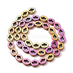 Electroplated Synthetic Non-magnetic Hematite Beads Strands&nbsp;G-L613-Z01-02I