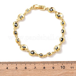 Brass Link Chain Bracelets for Women&nbsp;BJEW-D387-03G-04