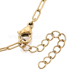 2.5MM Unisex 304 Stainless Steel Paperclip Chain Necklaces&nbsp;STAS-Q113-14G-01