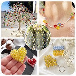 11 Strands 11 Styles Electroplate Glass Beads Strands&nbsp;EGLA-TA0003-04