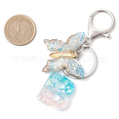 Butterfly Shape Resin & Acrylic Keychain&nbsp;KEYC-JKC01067-02