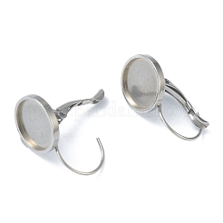 Tarnish Resistant 304 Stainless Steel Leverback Earring Findings&nbsp;KK-H152-09D-P