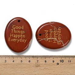 Natural Red Jasper Pendants&nbsp;G-K353-06H