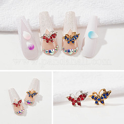 30Pcs 6 Colors Alloy Rhinestone Cabochons&nbsp;FIND-OC0001-68