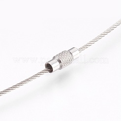 Tarnish Resistant 304 Stainless Steel Wrap Bracelets Making&nbsp;BJEW-I267-004A
