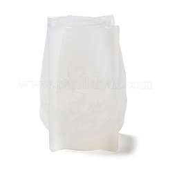 3D Pillar with Flower DIY Candle Silicone Molds&nbsp;DIY-A047-03B
