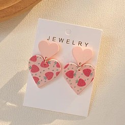 Acrylic Dangle Stud Earrings&nbsp;FS-WG1A271-01