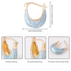 Enamel Arch Hoop Earrings&nbsp;JE1109C