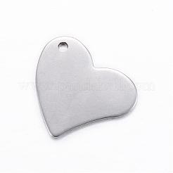 Tarnish Resistant 201 Stainless Steel Stamping Blank Tag Pendants&nbsp;STAS-D445-060