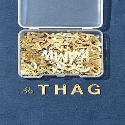 104Pcs 26 Styles Letter A~Z 304 Stainless Steel Alphabet Letter Charms&nbsp;STAS-FS0001-66