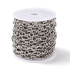 Tarnish Resistant 304 Stainless Steel Ring and Oval Link Chains&nbsp;CHS-E023-04P