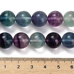 Natural Fluorite Beads Strands&nbsp;G-L634-B04-12mm