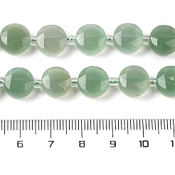 Natural Green Aventurine Bead Strands&nbsp;G-C116-A02-01