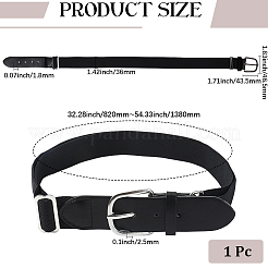 Imitation Leather Elastic Softball Belts&nbsp;AJEW-WH20006-283B