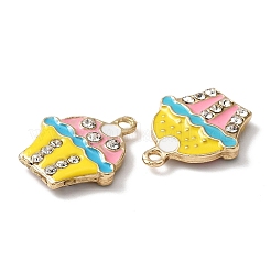 Zine Alloy Enamel Pendants&nbsp;ENAM-WH0065-02LG-03