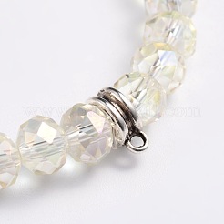 Electroplate Glass Beads Stretch Bracelets&nbsp;BJEW-JB02012