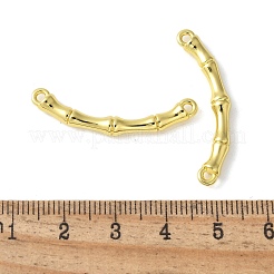 Alloy Curved Bamboo Stick Connector Charms&nbsp;PALLOY-S044-07A-G