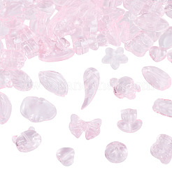 64Pcs Gradient Color Transparent Glass Beads&nbsp;GLAA-TA0003-48C