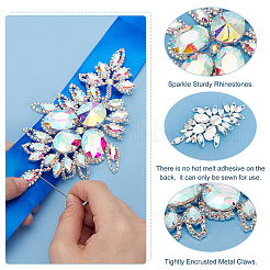 1Pc Brass Rhinestone Appliques&nbsp;DIY-FG0005-52A