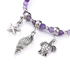 Natural Mixed Gemstone Stretch Bracelets&nbsp;BJEW-JB05108