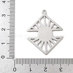 201 Stainless Steel Pendants&nbsp;STAS-S174-28P