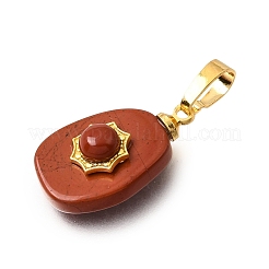 Natural Red Jasper Pendants&nbsp;G-T151-03I