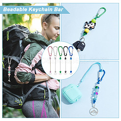 20Pcs 5 Colors Aluminum Climbing Carabiners&nbsp;AJEW-GA0007-59