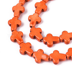 Synthetic Turquoise Beads Strands&nbsp;G-N352-06