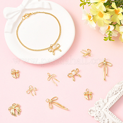 18Pcs 6 Styles Brass Pendants&nbsp;KK-BBC0022-50