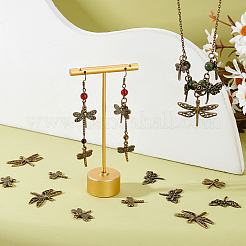 96Pcs 6 Style Tibetan Style Alloy Pendants&nbsp;TIBEP-PH0001-70