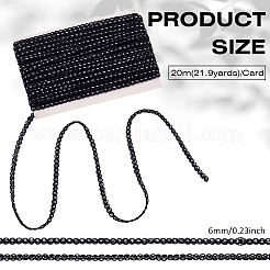 Polyester with Cloison Lace Trim Ribbon&nbsp;OCOR-WH0101-76A