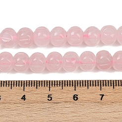 Natural Rose Quartz Beads Strands&nbsp;G-Z080-B10-8x6mm