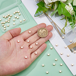 50Pcs Brass Spacer Beads&nbsp;KK-HS0015-27