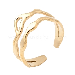 304 Stainless Steel Cuff Open Rings&nbsp;SA-CBA5136-02G