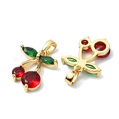 SHEGRACE Brass Cubic Zirconia Charms&nbsp;XGRQ3P909-625G