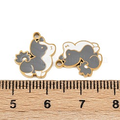 304 Stainless Steel Enamel Charms&nbsp;STAS-C137-01C-G