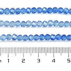 Transparent Painted Glass Beads Strands&nbsp;X1-DGLA-A034-T3mm-A01