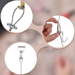 Adjustable 201 Stainless Steel & Iron & Aluminum Picture Cable & Hooks&nbsp;AJEW-WH0709-311