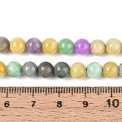 Dyed Natural Quartz Beads Strands&nbsp;G-T139-6mm-94