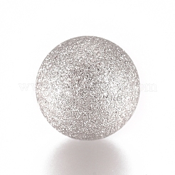 Tarnish Resistant 304 Stainless Steel Textured Beads&nbsp;STAS-G225-34P-01