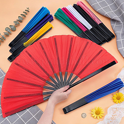 10Pcs 10 Styles Polyester Fan Display Decorations&nbsp;DIY-NB0015-68