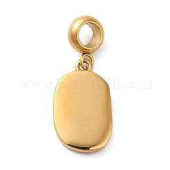 Ion Plating(IP) 304 Stainless Steel FireBrick Enamel European Dangle Charms&nbsp;STAS-G308-30G